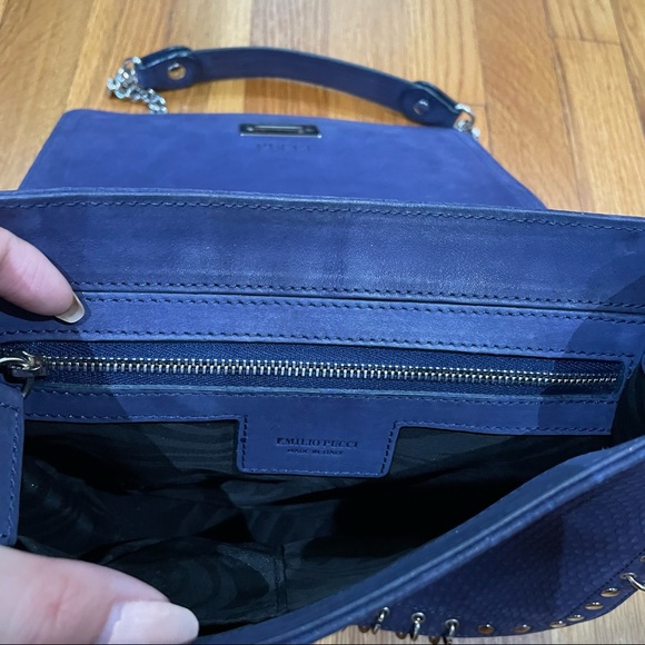 Emilio Pucci Navy Blue Bag - Picture 4 of 5